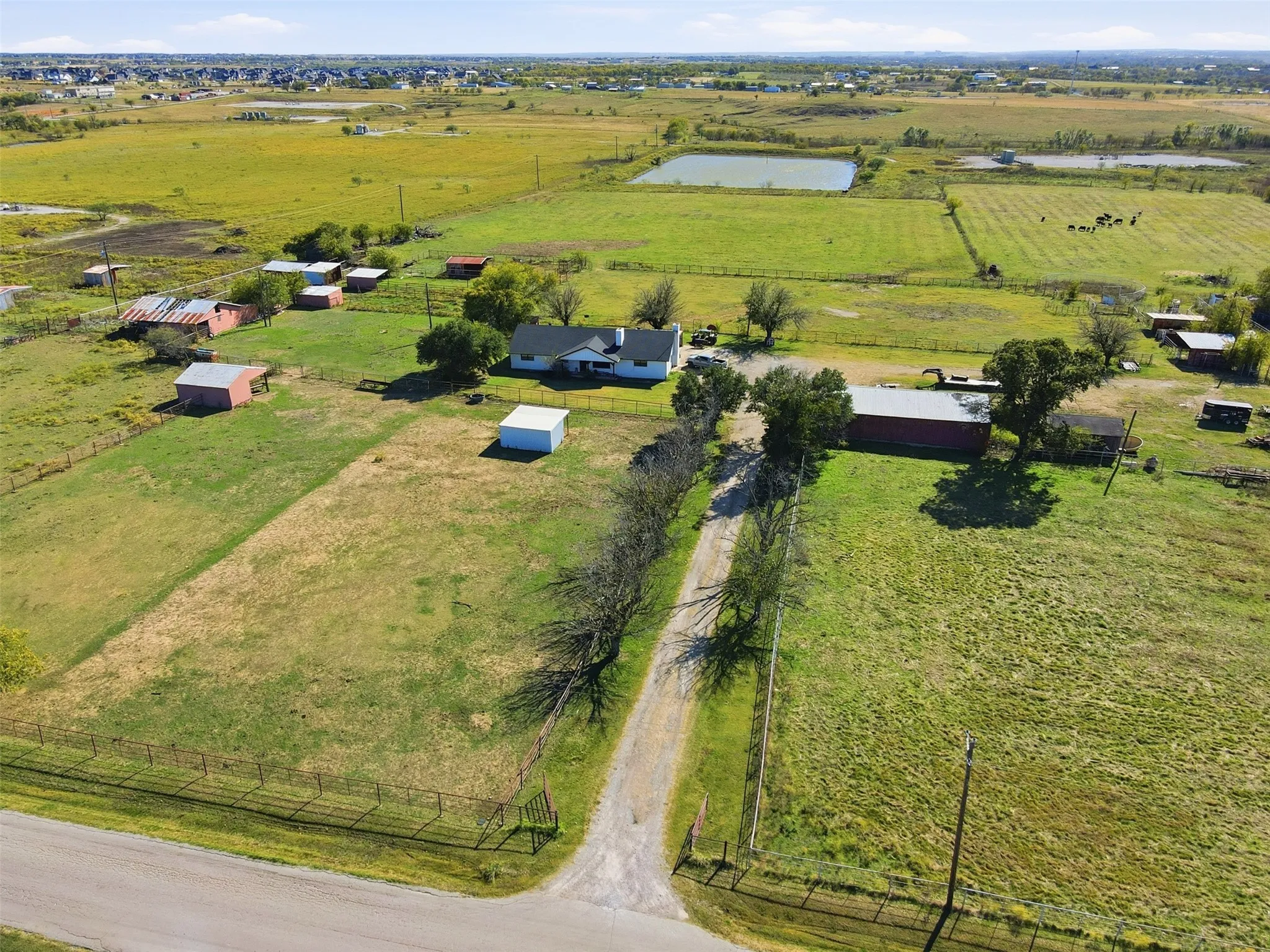 VIEW OF MAIN ENTRANCE TO PROPERTY FROM BLAIR ROAD