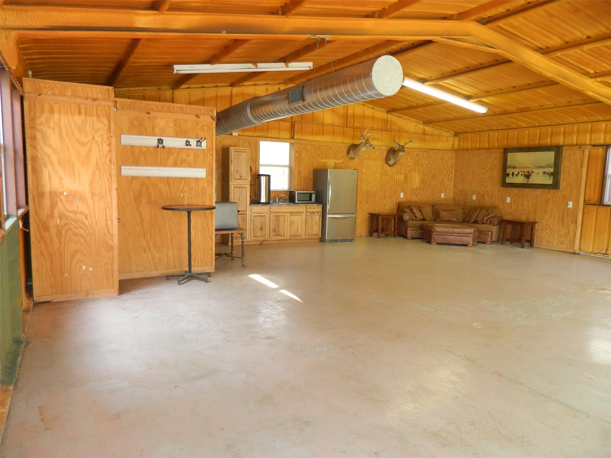 Central Heat and Air in the Insulated garage-living area