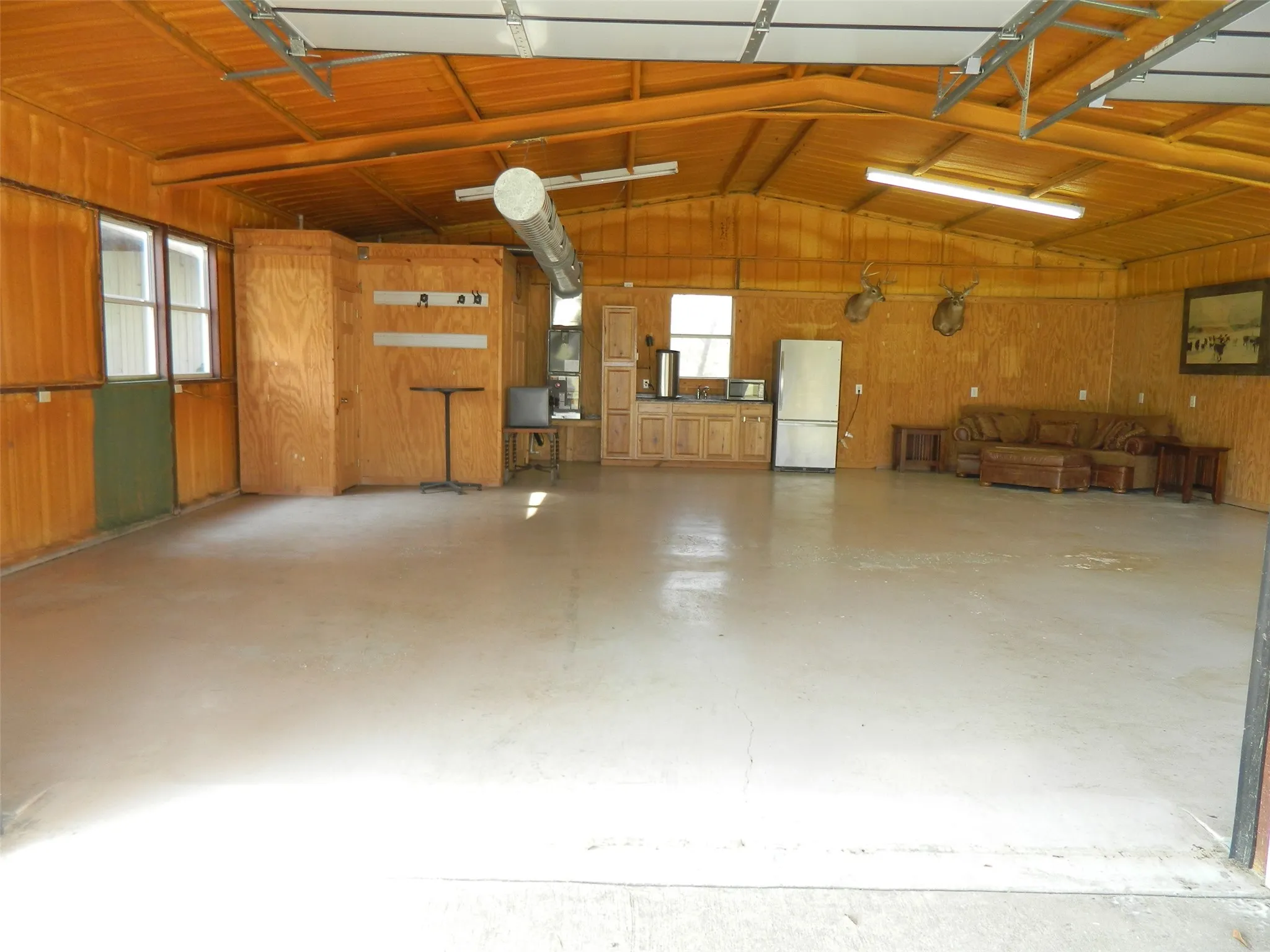 Parking for vehicles, and gathering area for friends and family