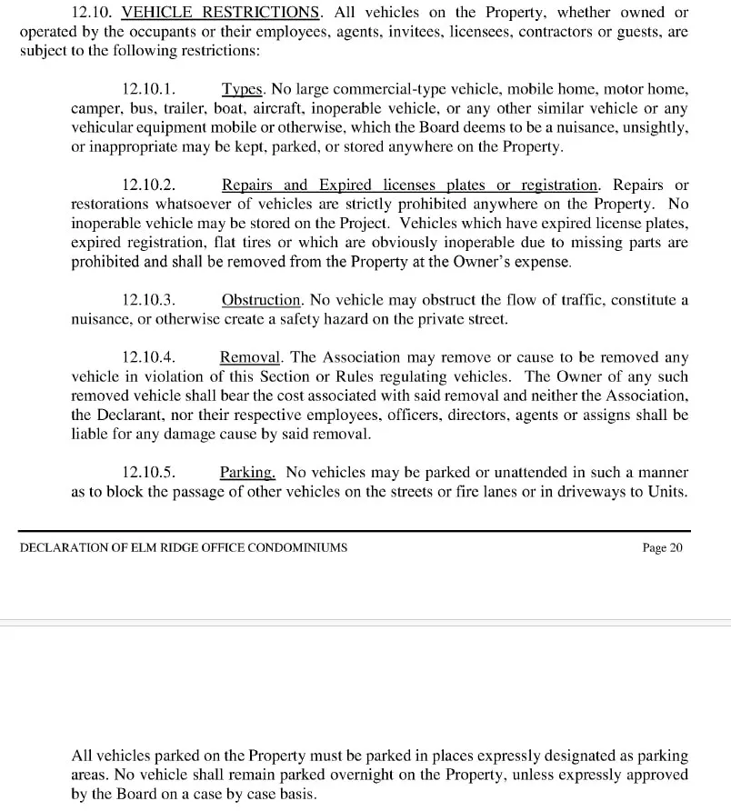 View of miscellaneous property collateral