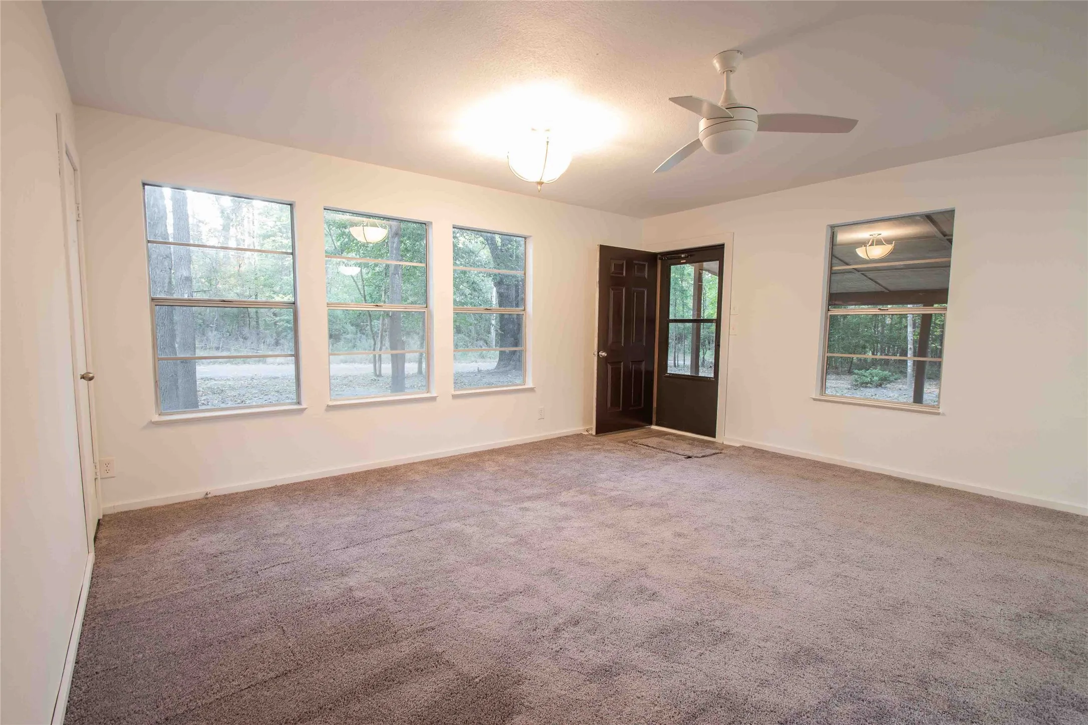Living room looking toward the front door