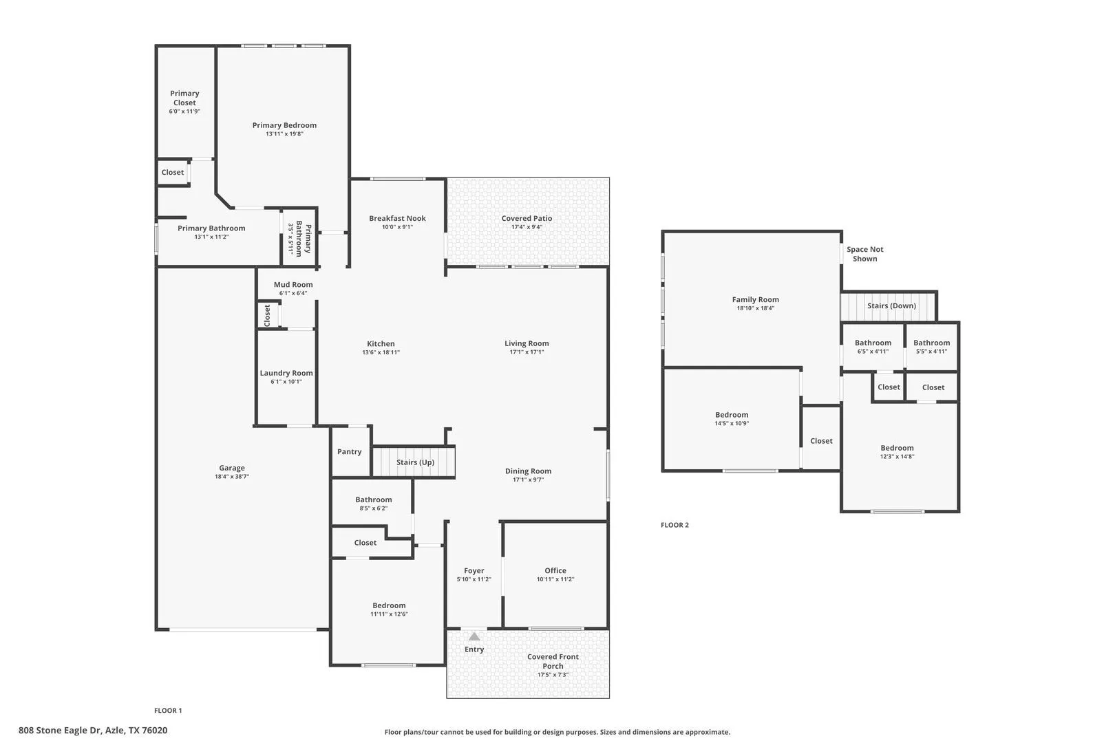 808 Stone Eagle Combined Floor Plan