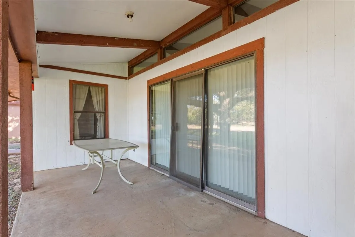 View of patio