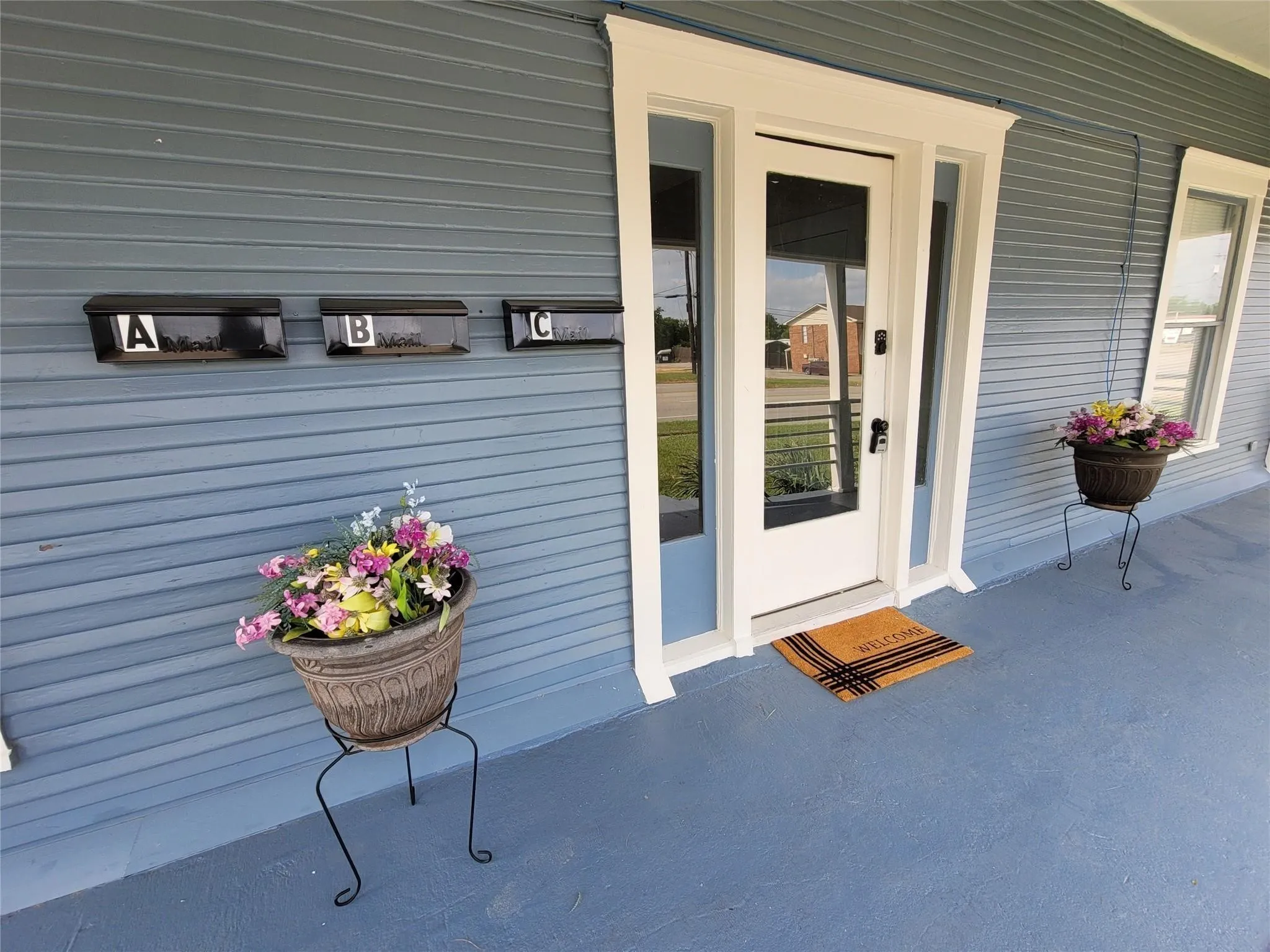 View of exterior entry