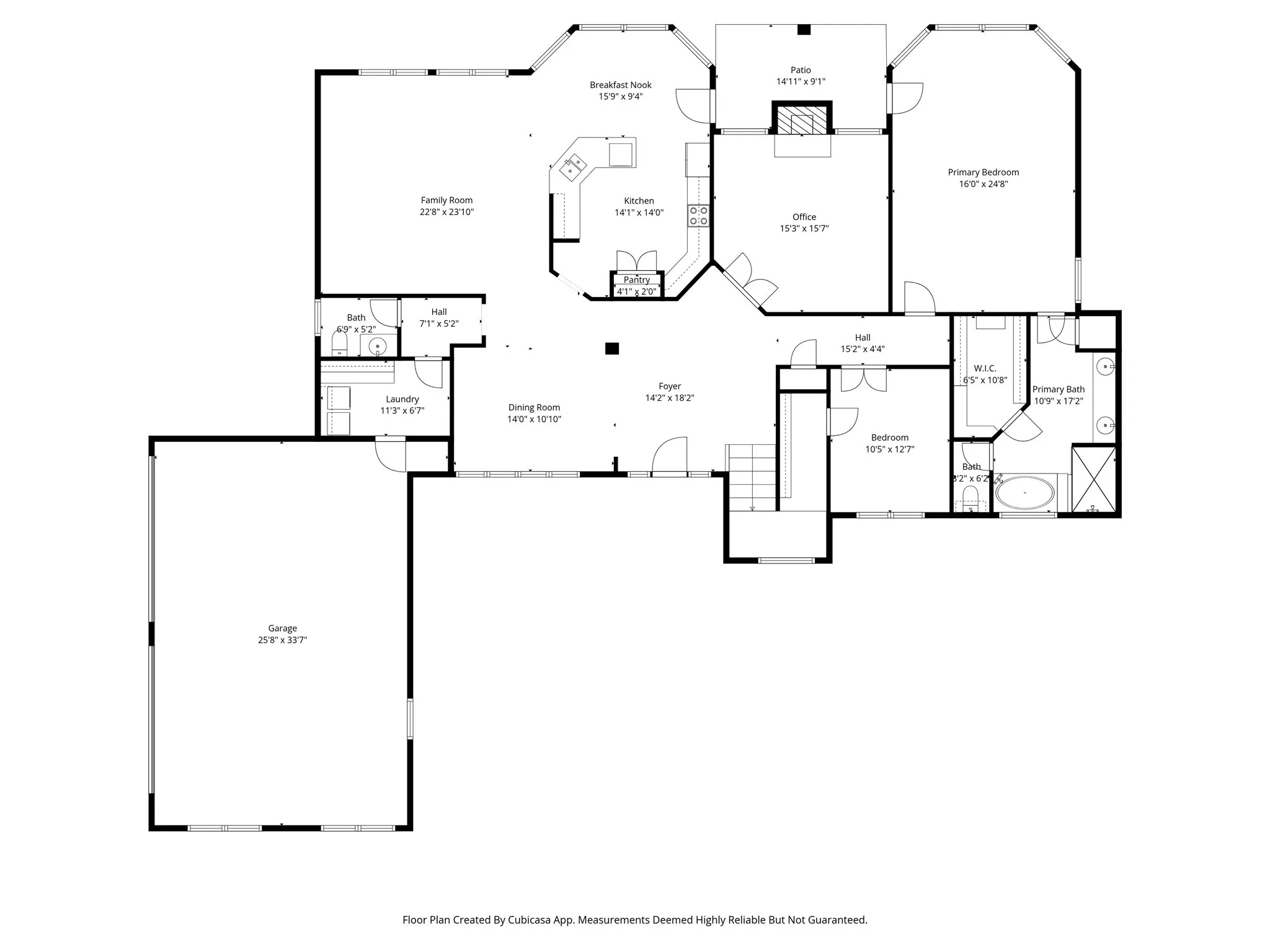 Downstairs floor plan