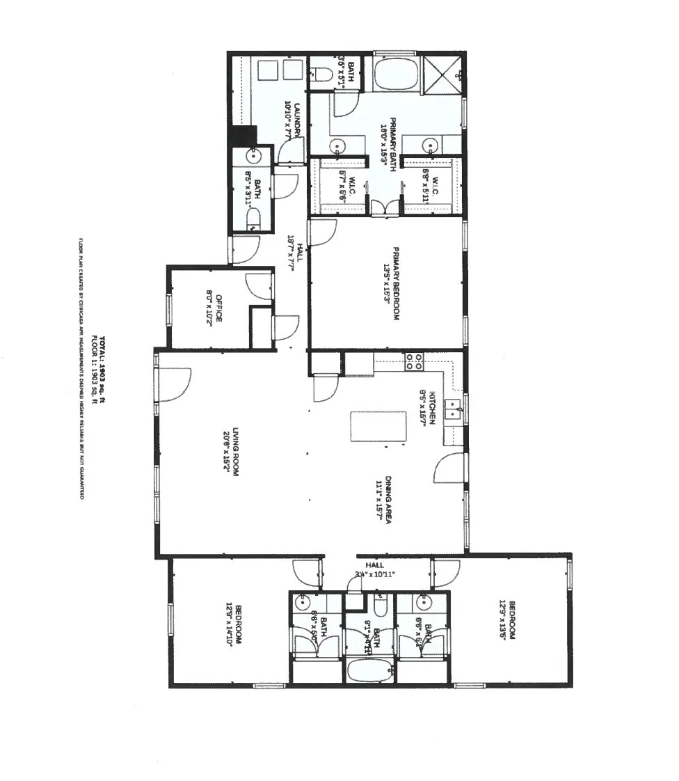View of floor plan / room layout