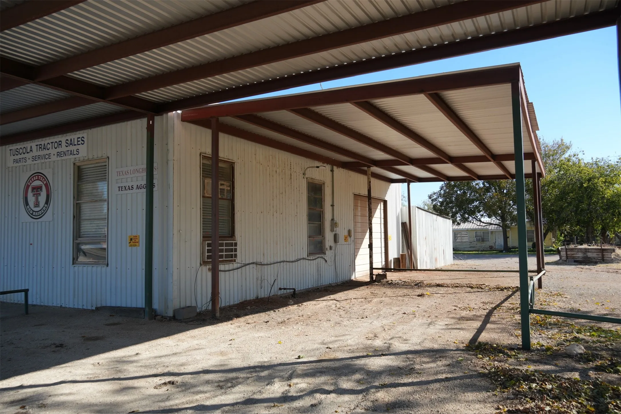 View of patio with an attached carport