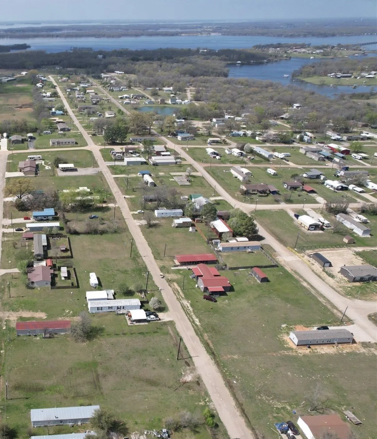 Aerial view of Property