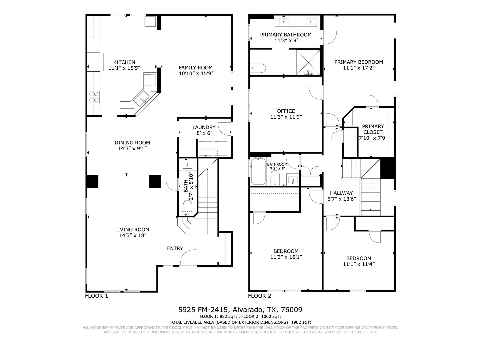 View of floor plan / room layout
