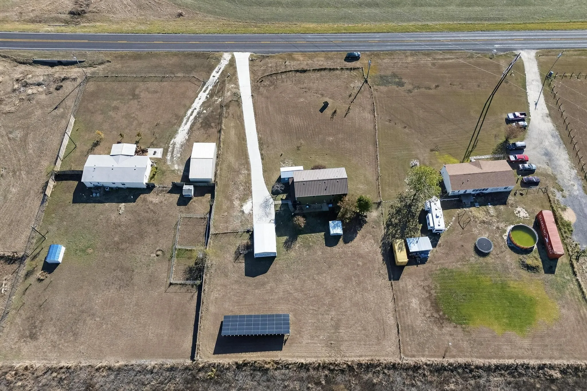 Aerial overview of property's location