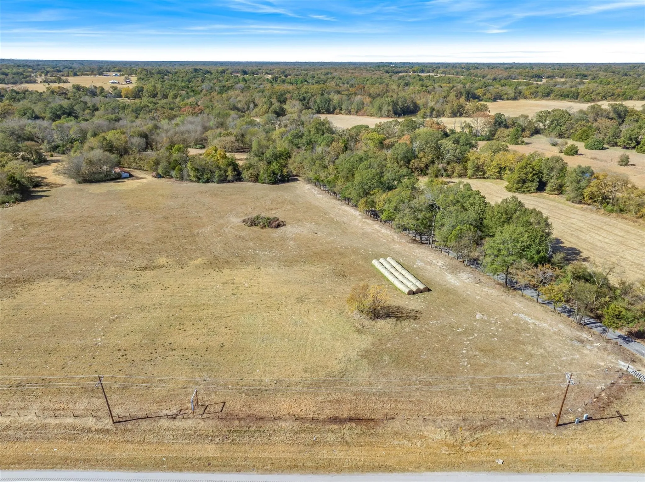 Looking West across Lot # 1 to Lot # 6