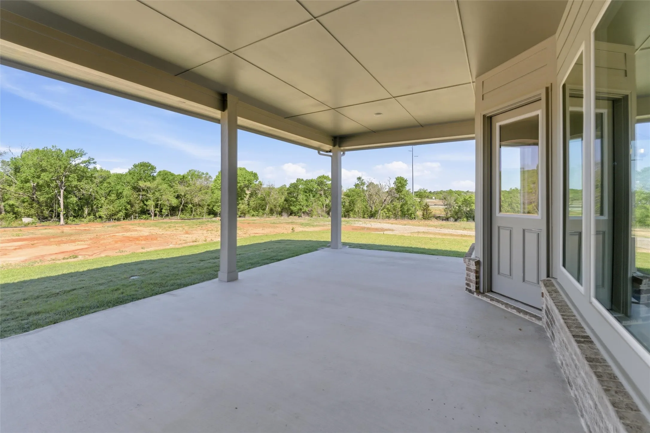View of patio