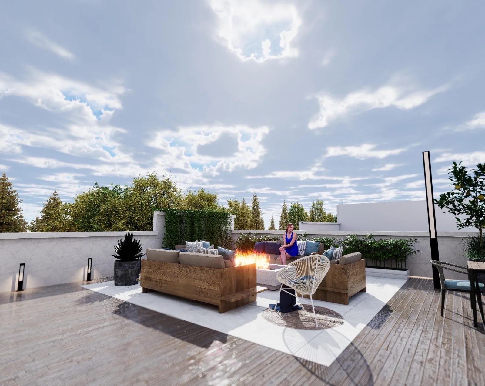 Rooftop Deck Renderings