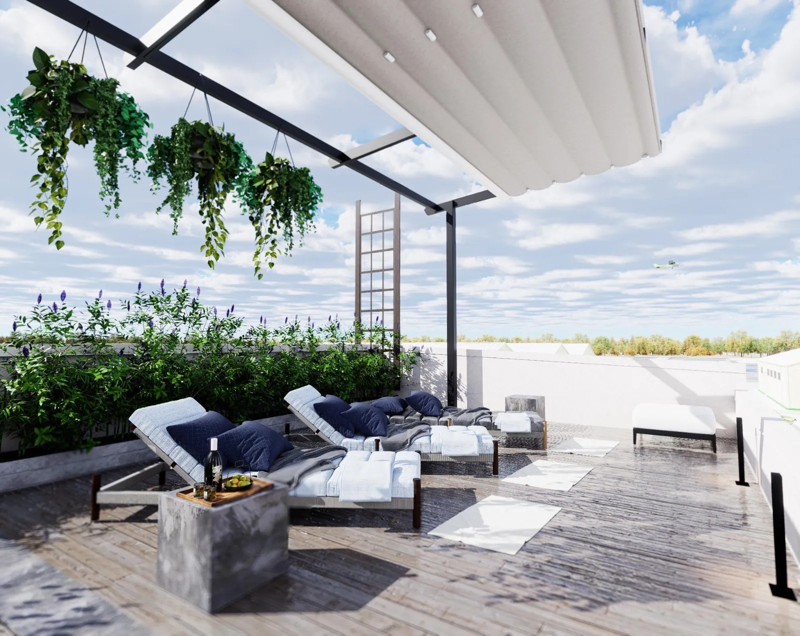 Rooftop Deck Renderings