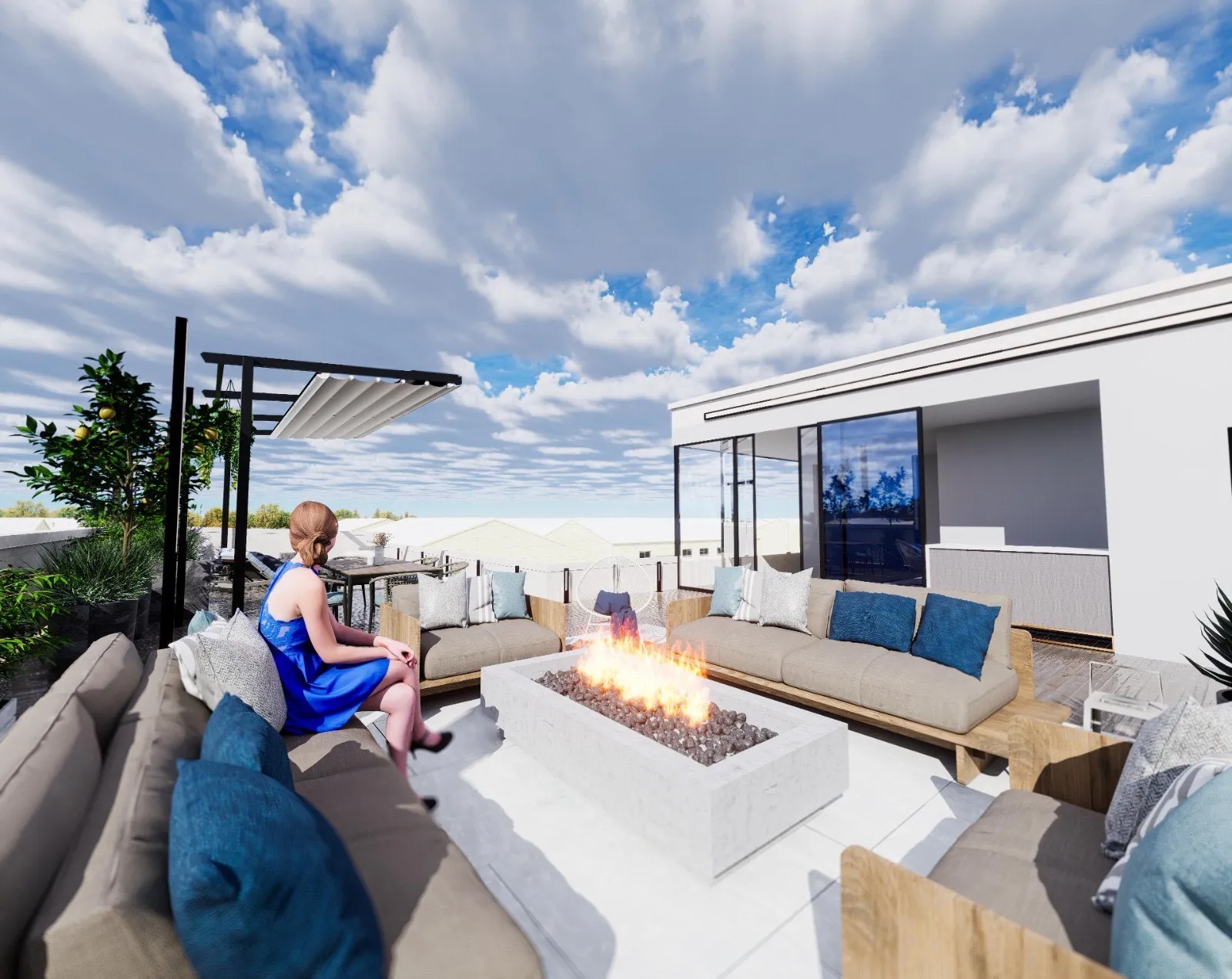 Rooftop Deck Renderings