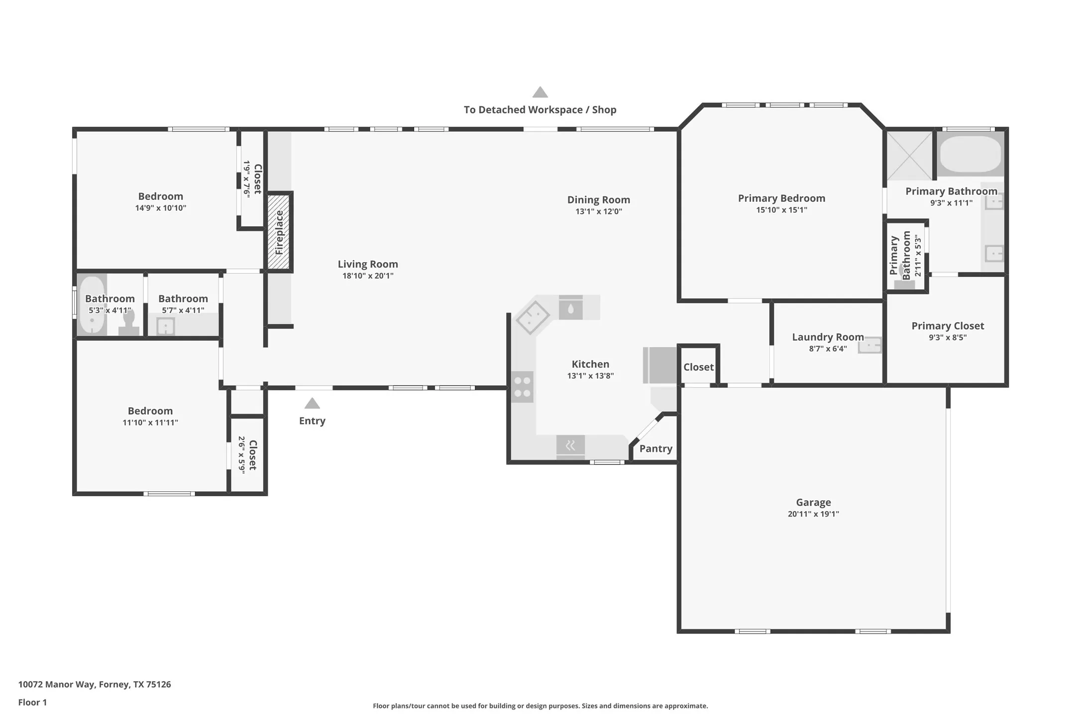 Single Family Residence For Sale in Kaufman County , 10072 Manor Way, Forney, Texas 75126, 3 Bedroom, 2 Bathroom, 2 Garage spaces, 1,894 Sqft, built in 1998, Preowned, mls#21114670, Real Estate Agent in Forney, Homes For Sale in Kaufman county, Homes For Sale in Forney, Realtor in Forney Texas, Real Estate Brokerage Independent Realty Texas, Luminita Cordes Realtor