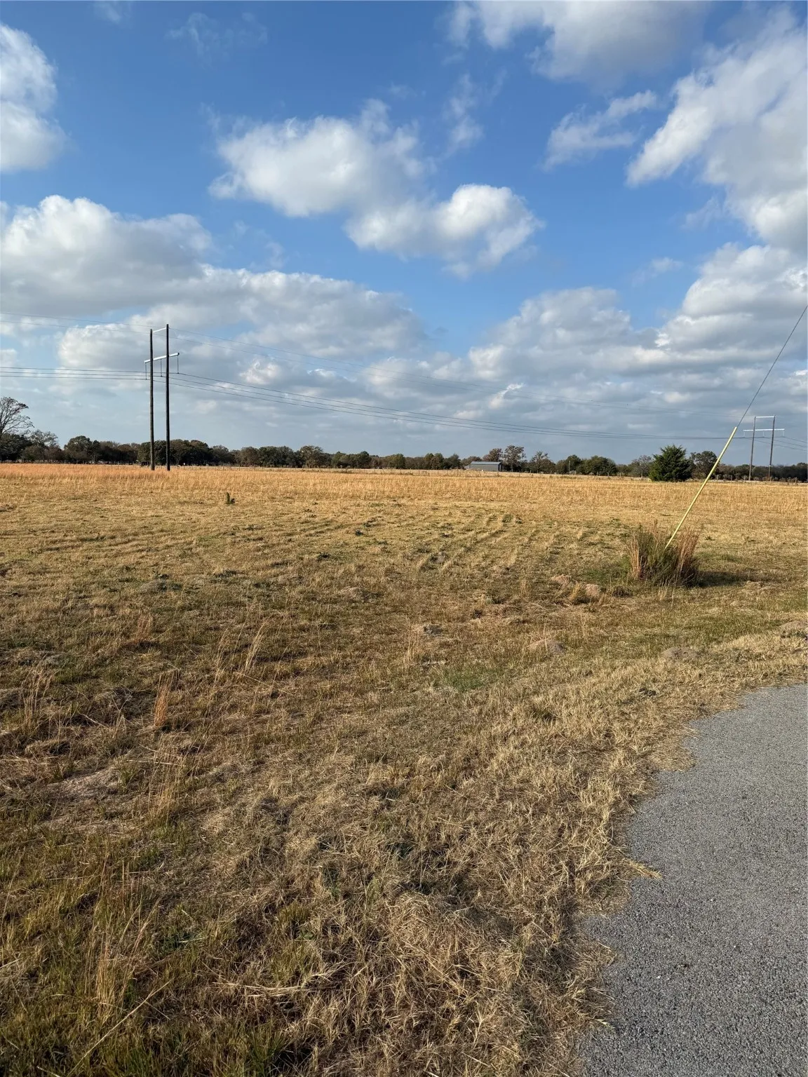 View of yard with a rural view