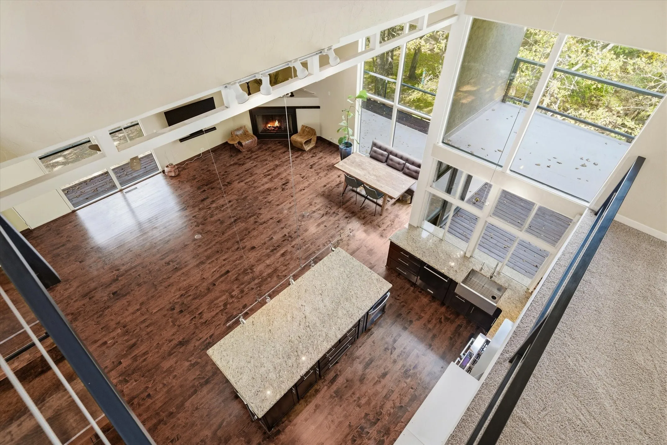 View of the Great Room from the Loft