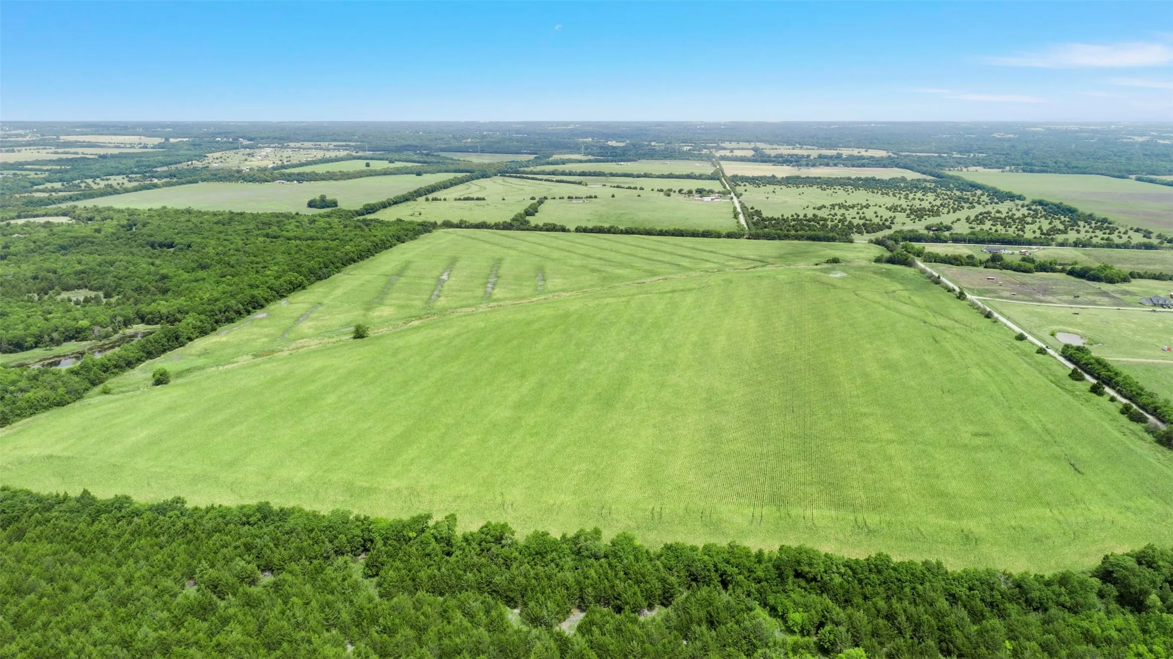 View of rural area featuring extensive farmland