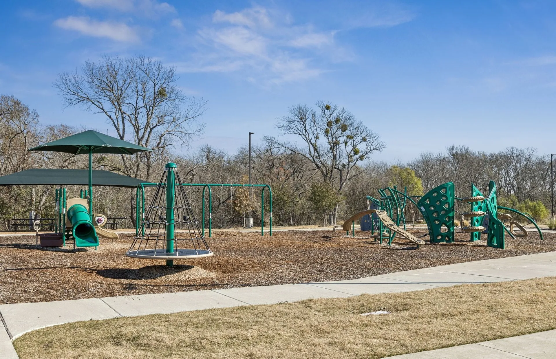 Playground in amenities center