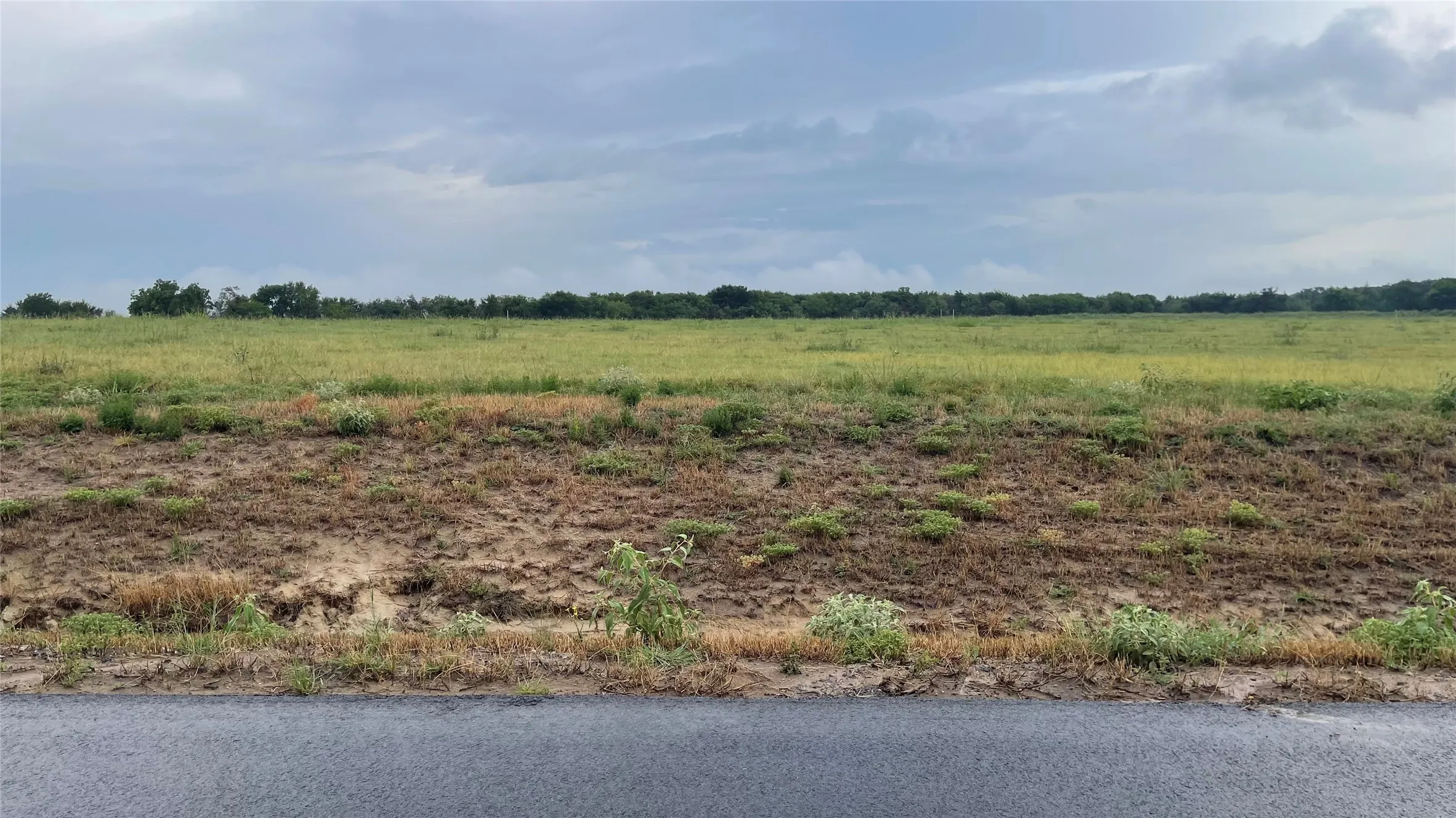 view of lot from road showing elevation