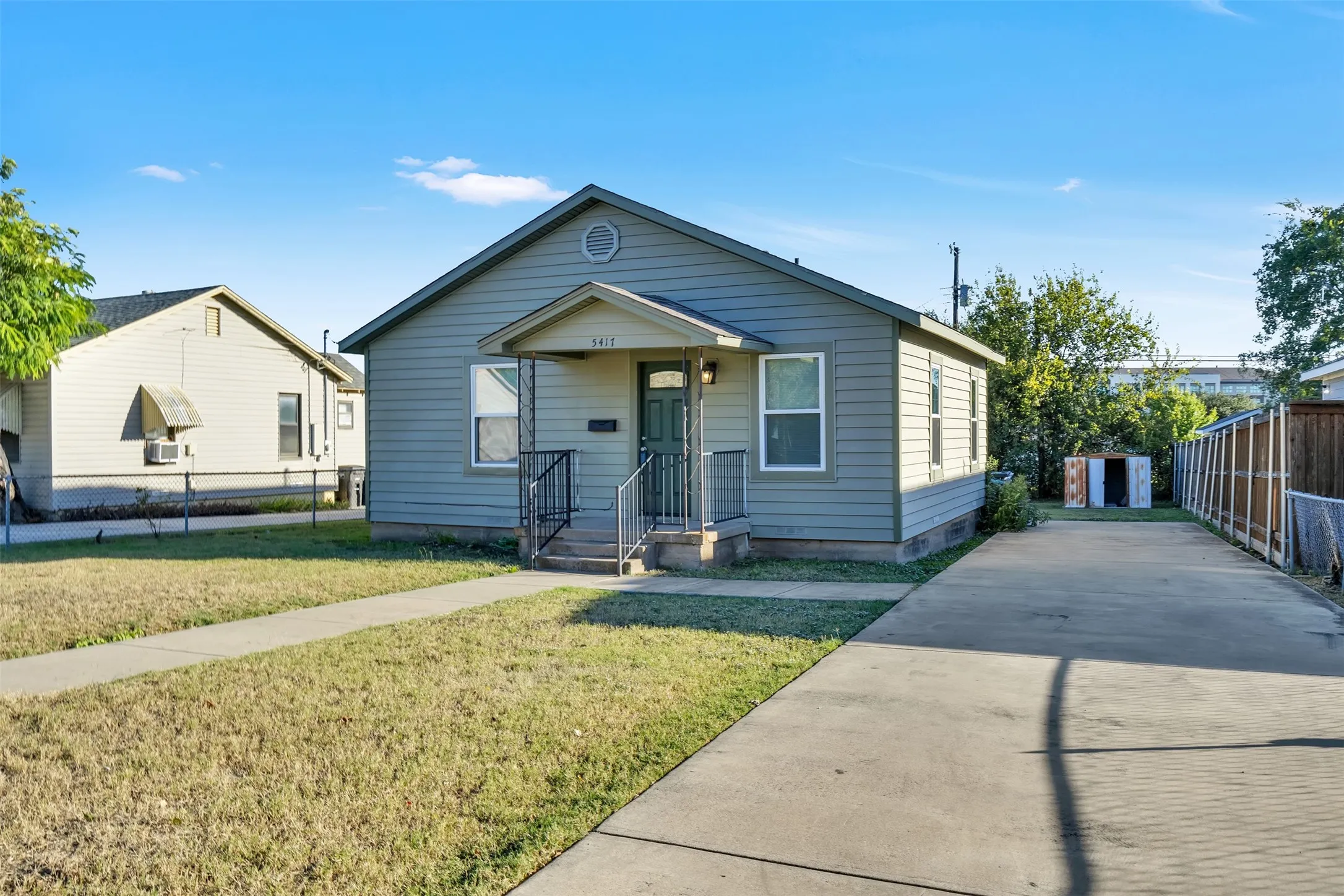 View of front of home with concrete driveway