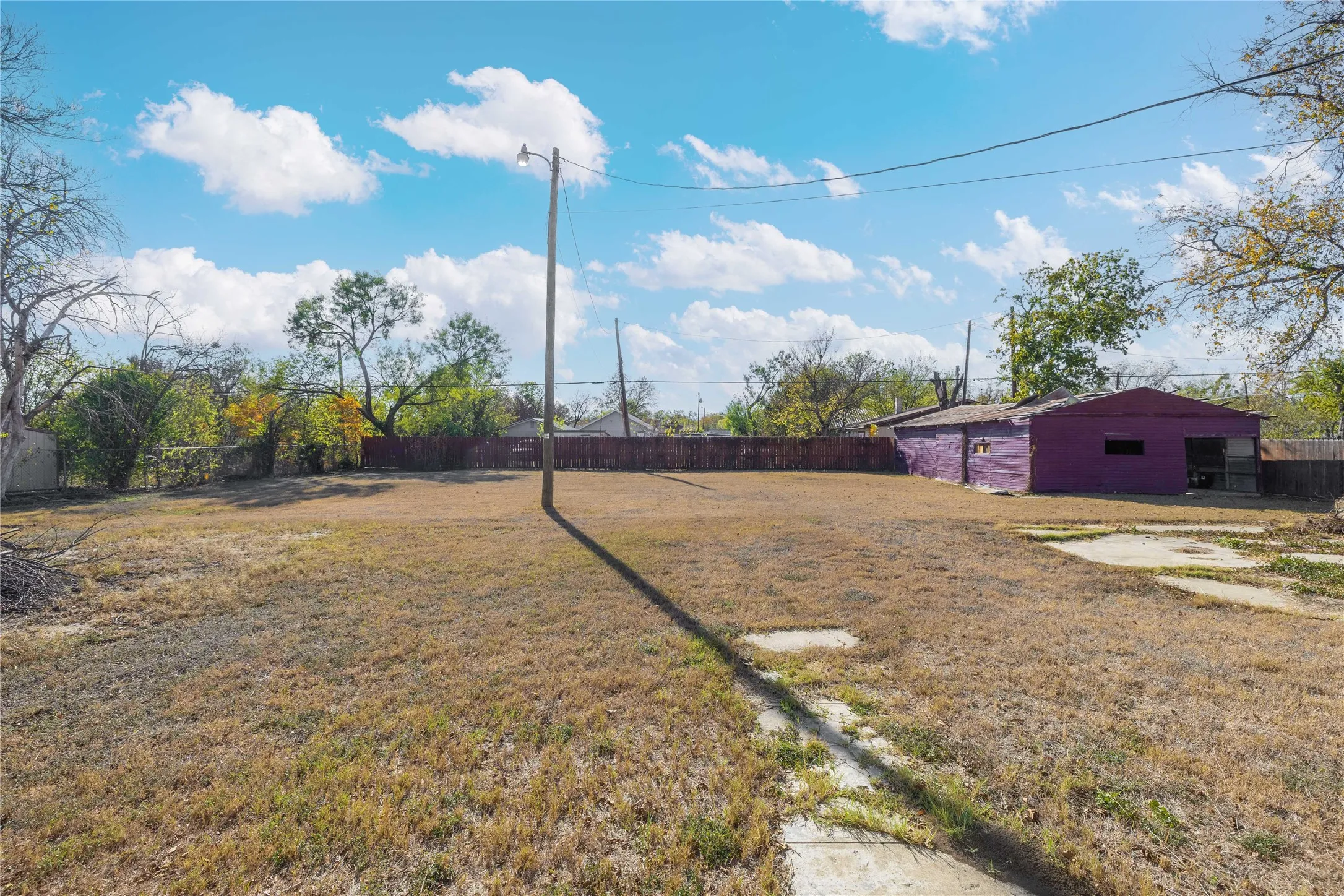 View of yard