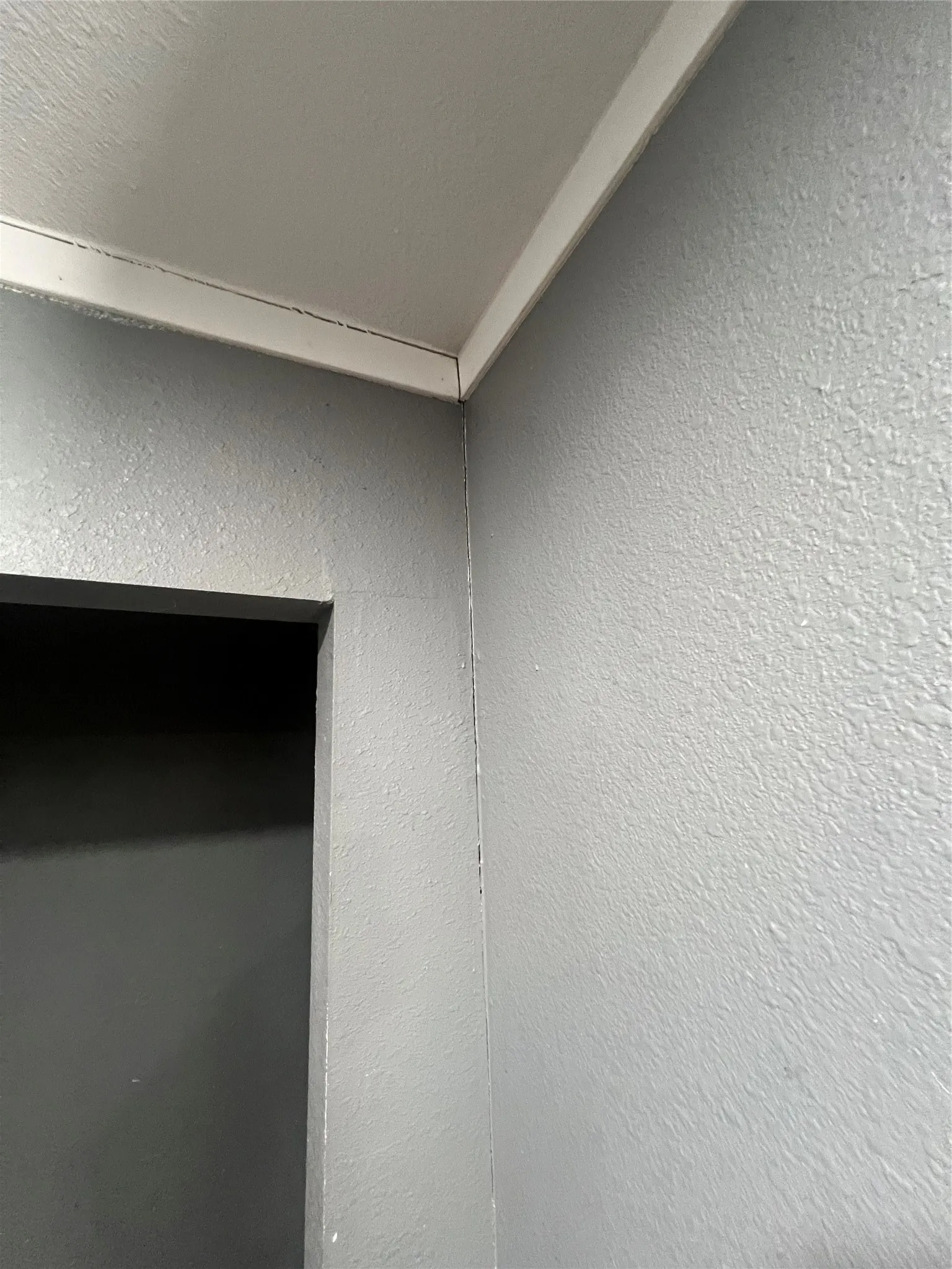 Detailed view of a textured wall