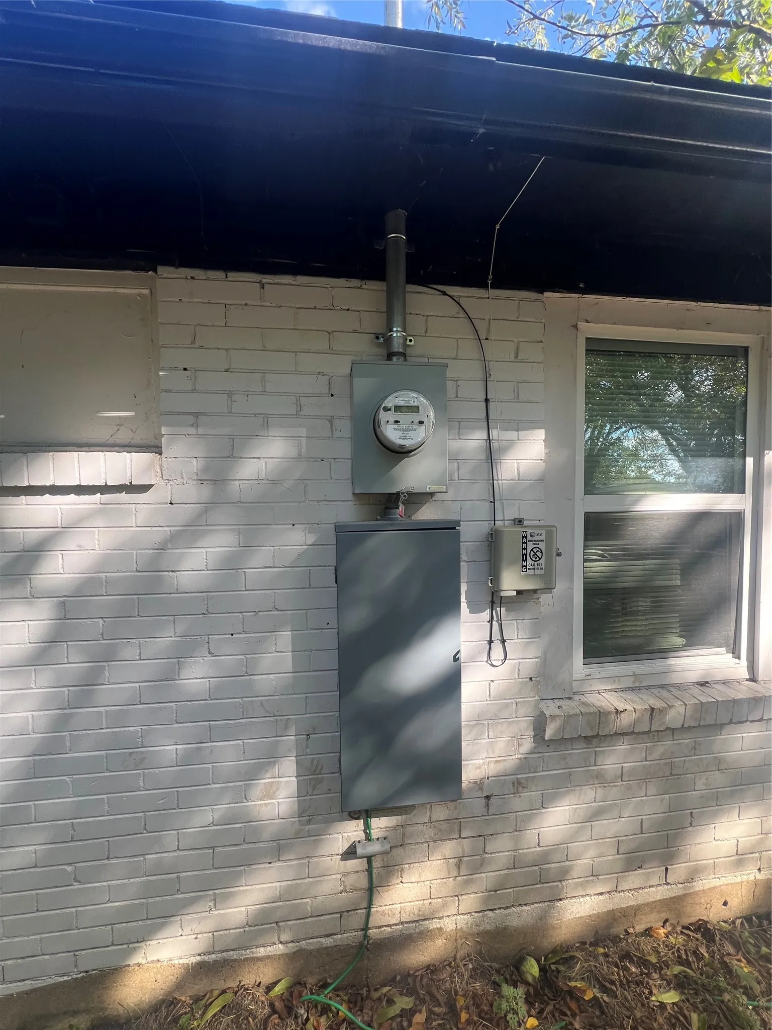 Exterior view of electric meter
