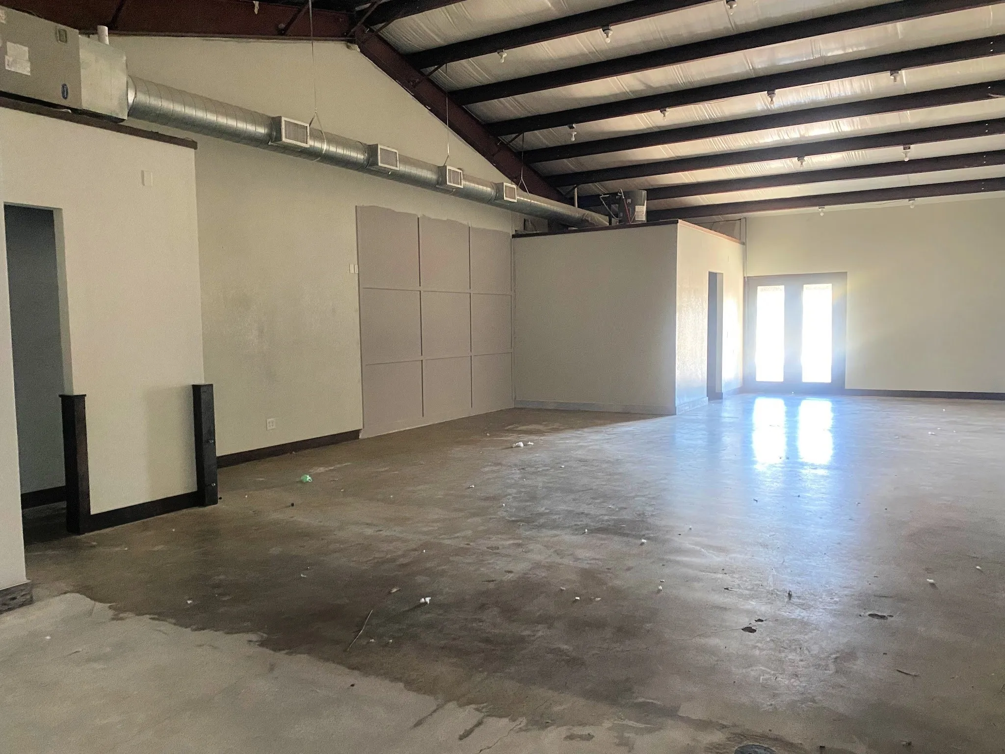 Garage with baseboards