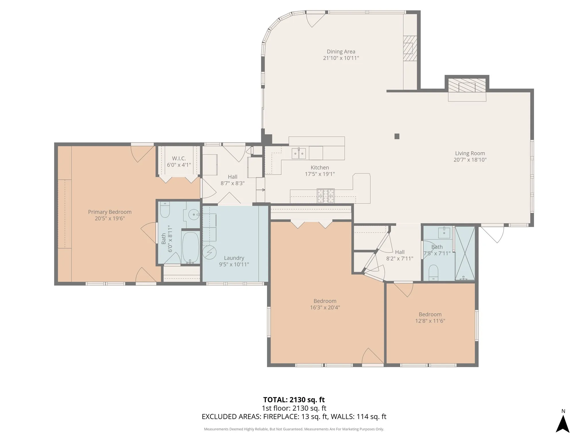 View of floor plan / room layout