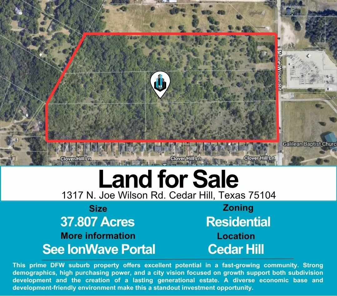 Unimproved Land For Sale in Dallas County , 1317 N Joe Wilson Road, Cedar Hill, Texas 75104, 0, 0, Garage spaces, 0 Sqft, built in 0, mls#21119205, Real Estate Agent in Cedar Hill, Homes For Sale in Dallas county, Homes For Sale in Cedar Hill, Realtor in Cedar Hill Texas, Real Estate Brokerage Independent Realty Texas, Luminita Cordes Realtor