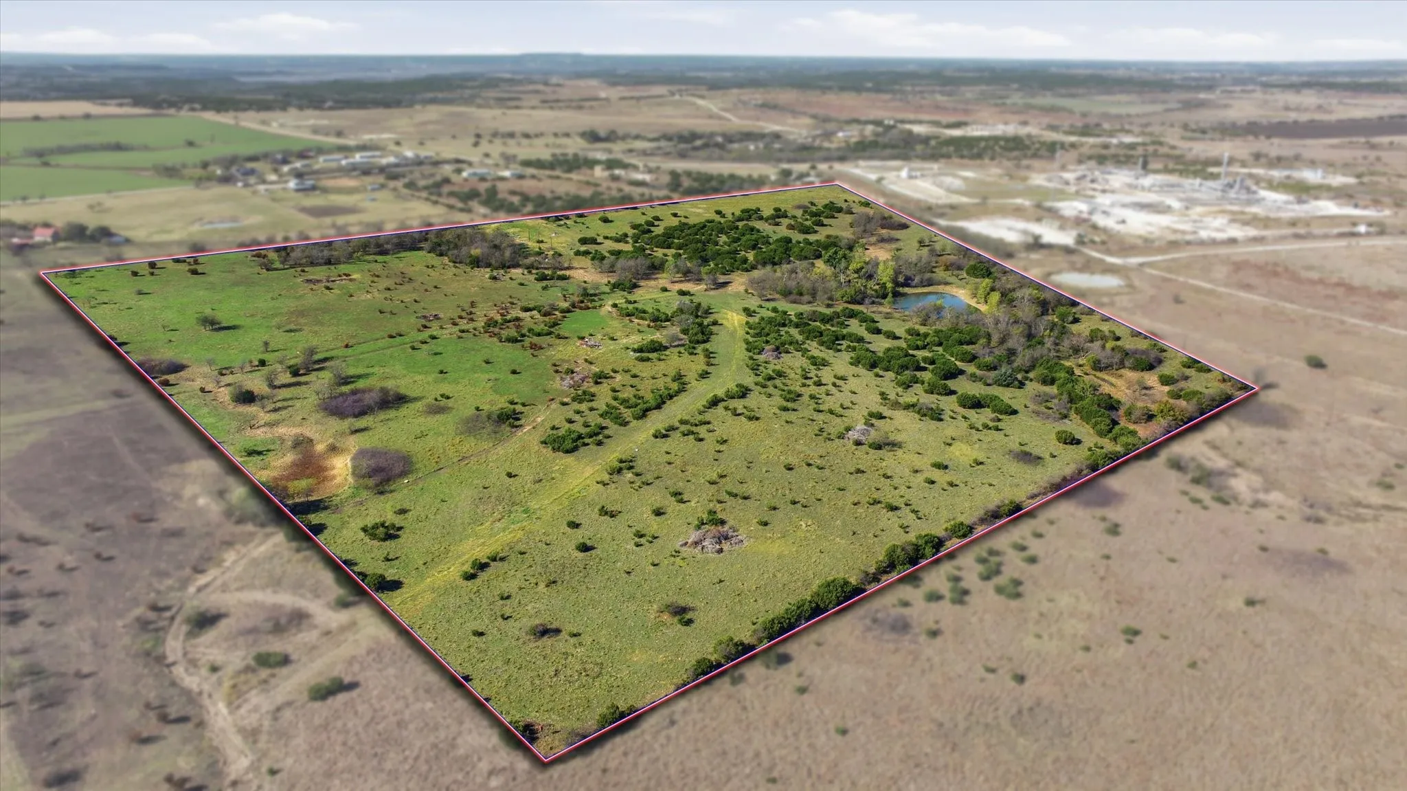 view from the backside of the property
