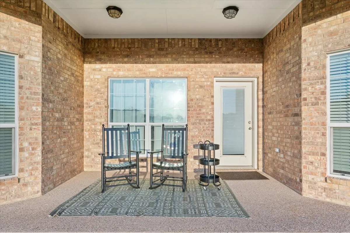 View of patio