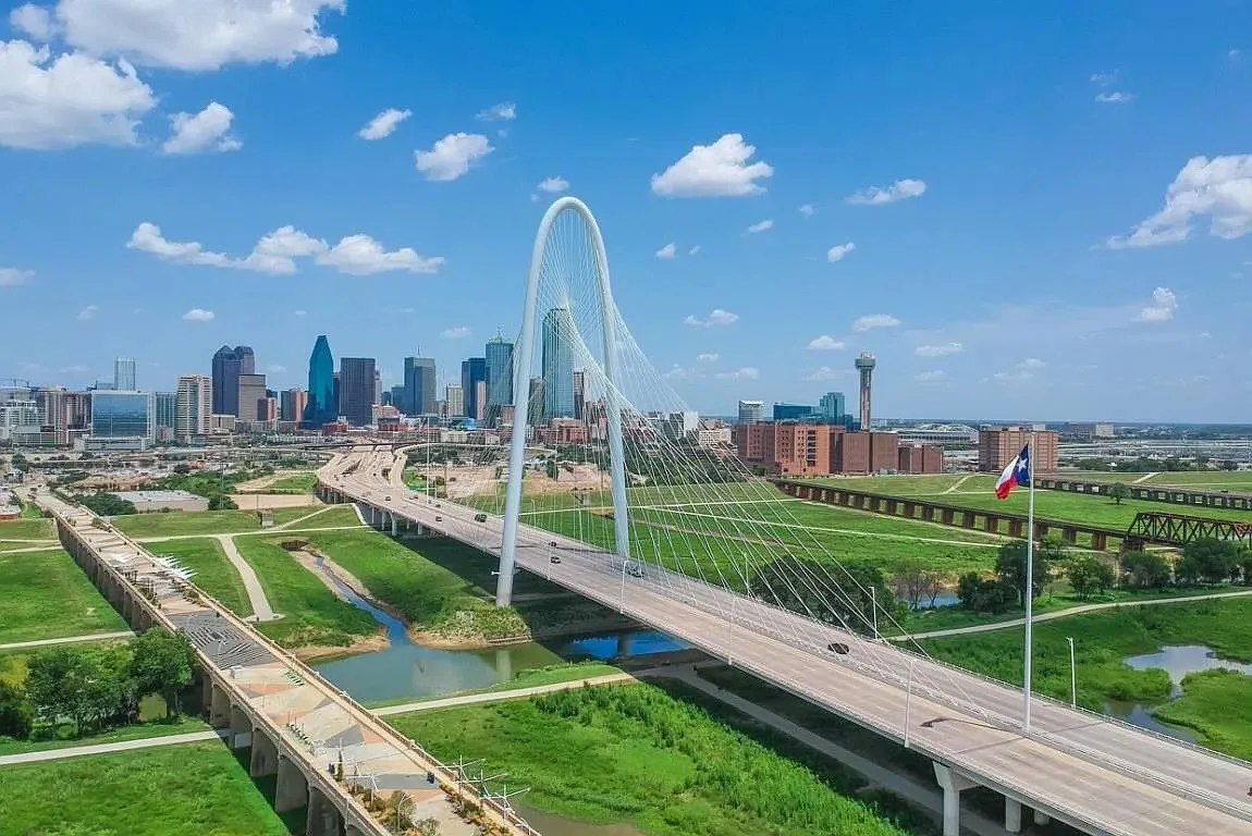 View of property's community featuring a water view and a skyline view