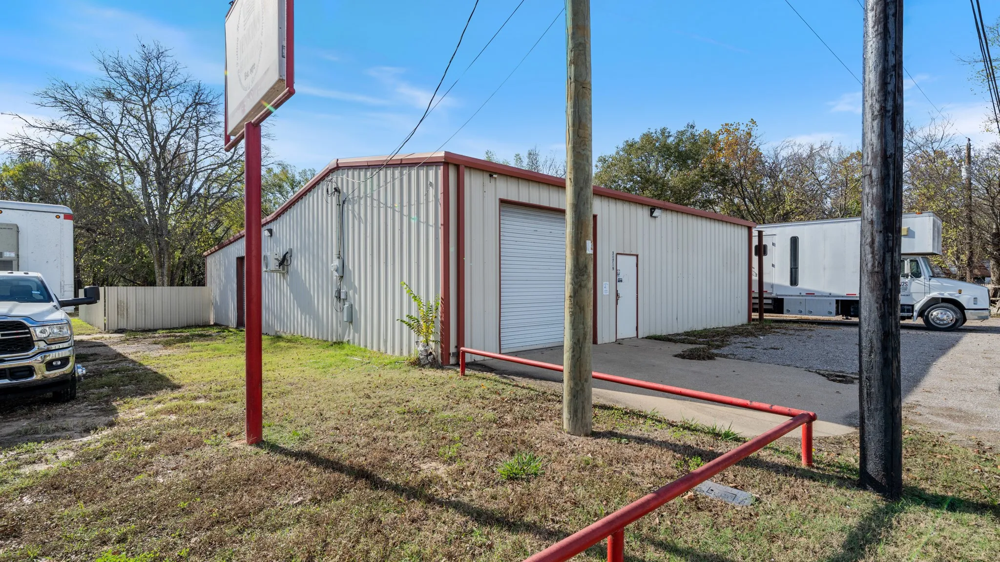 View of outbuilding