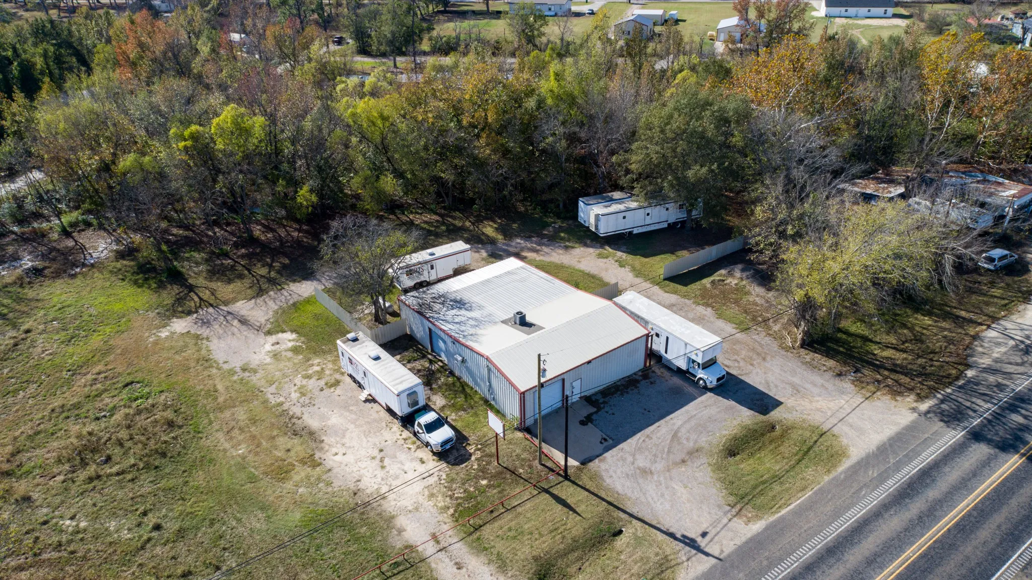 Aerial view of property and surrounding area