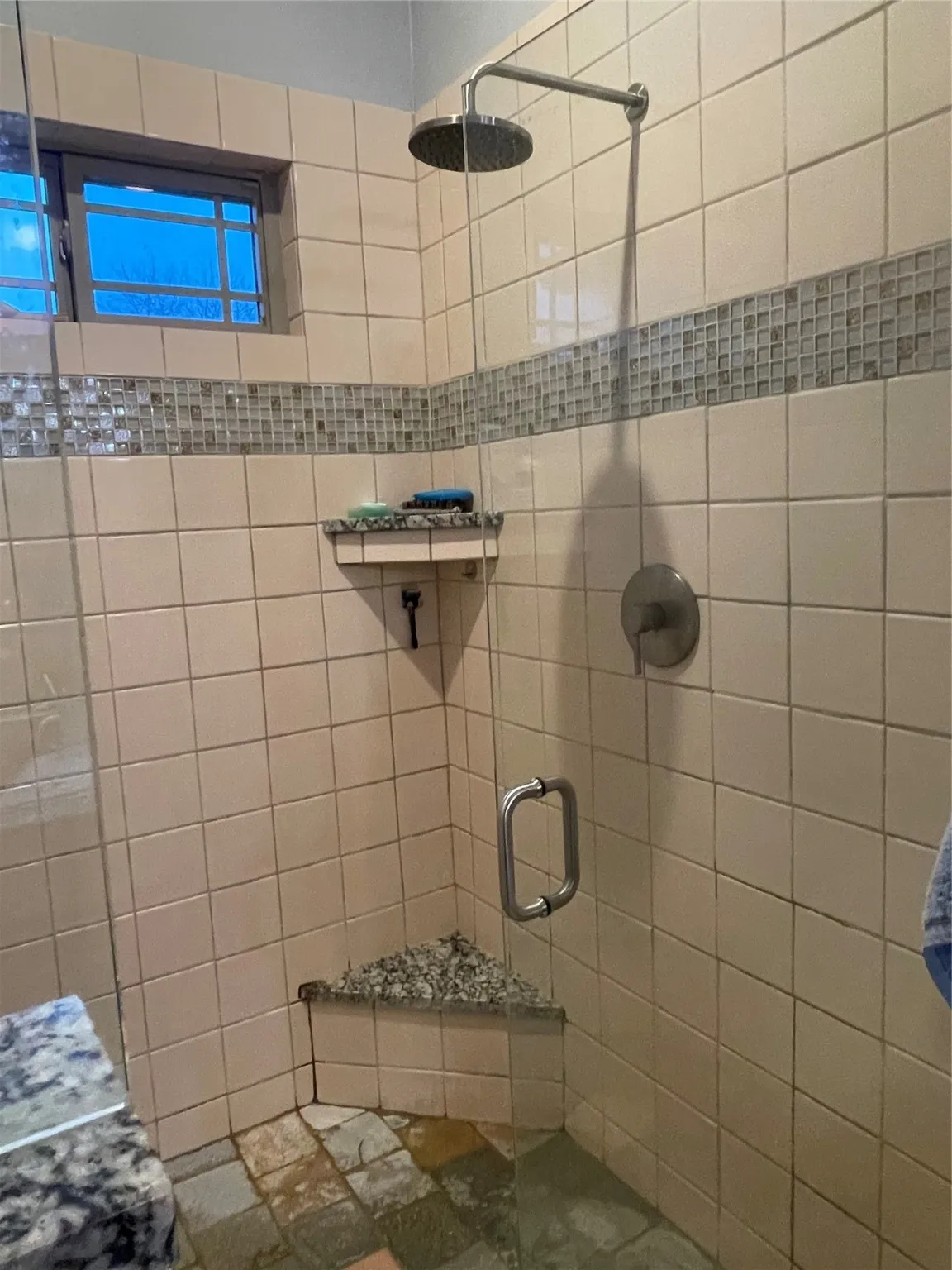 Full bath with a stall shower