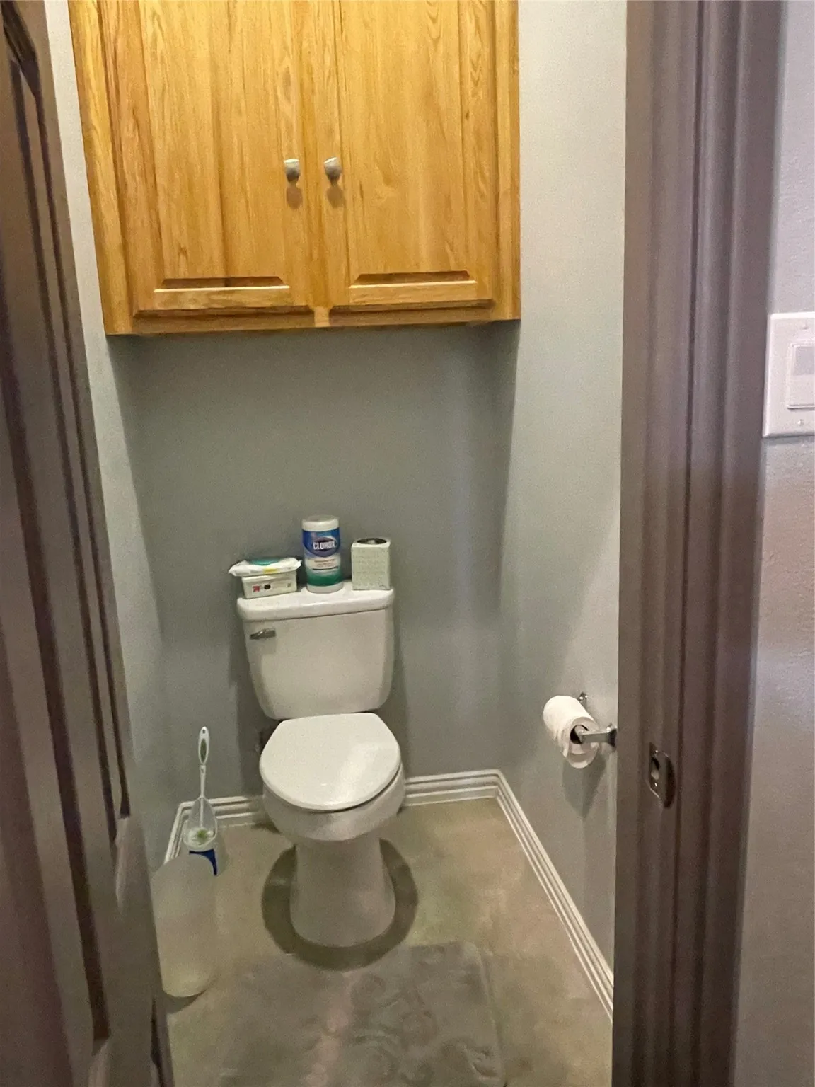 Bathroom with baseboards