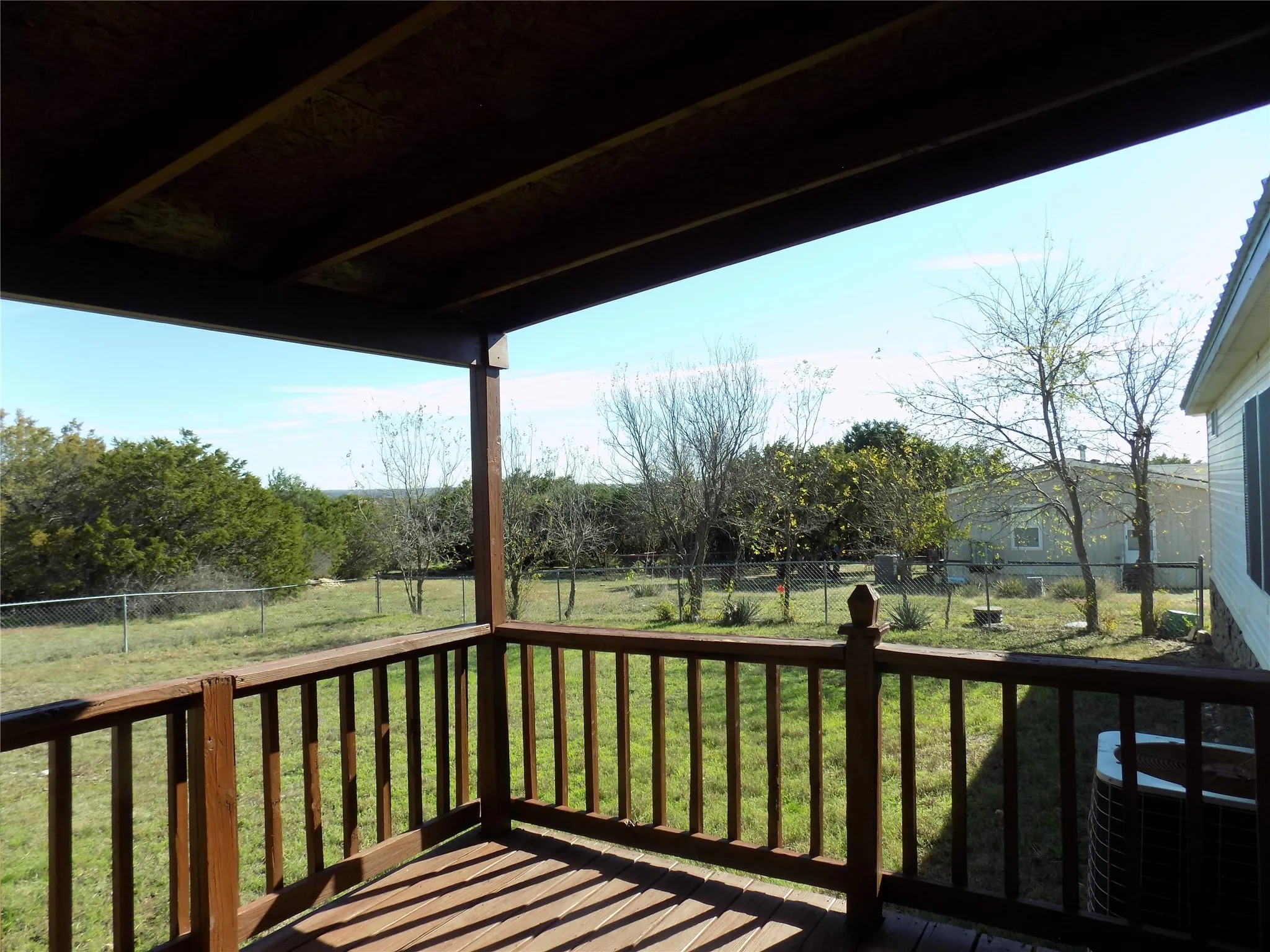 View from the back deck.