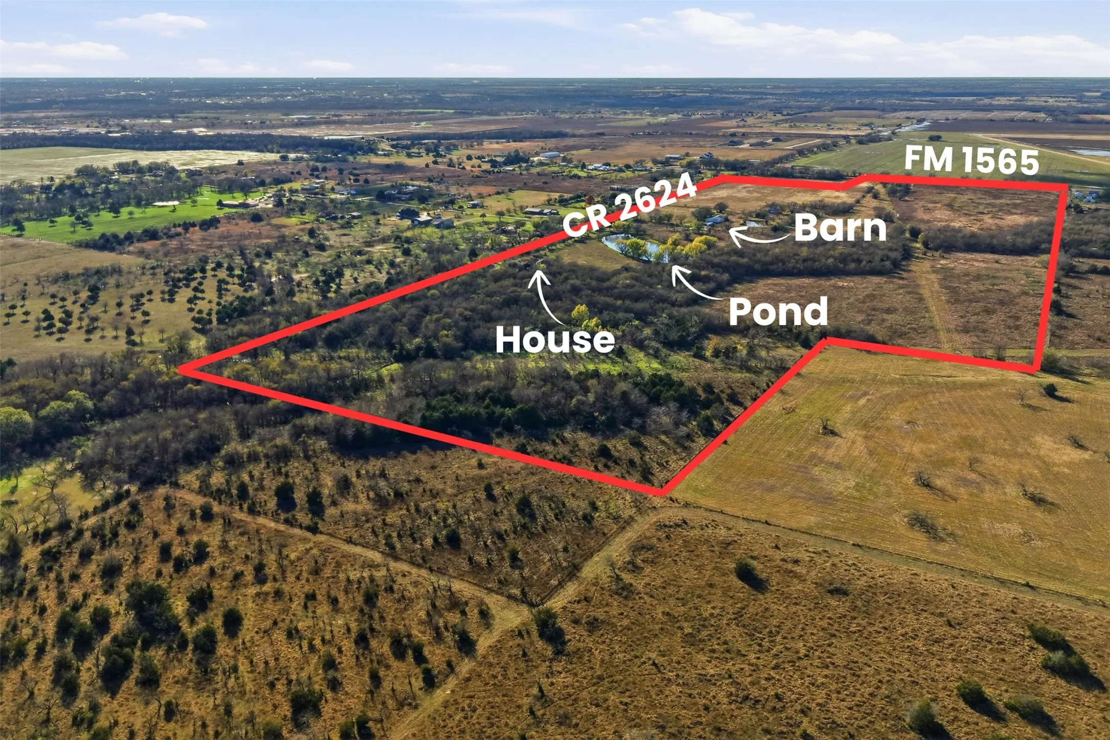 View from NE corner of property