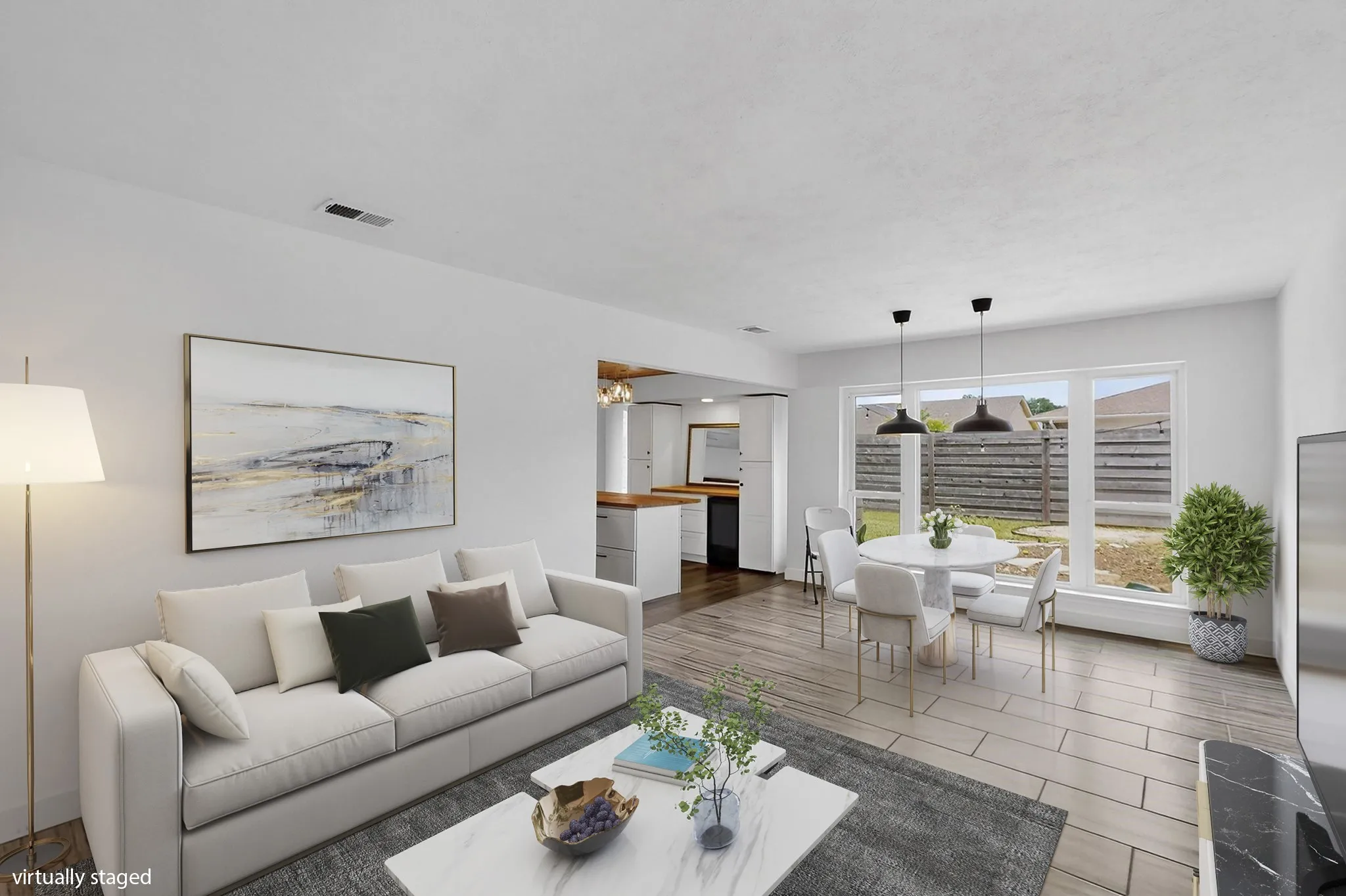 View of living area