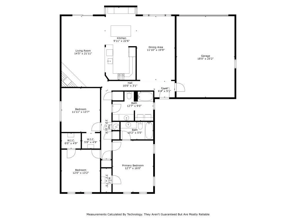 View of room layout