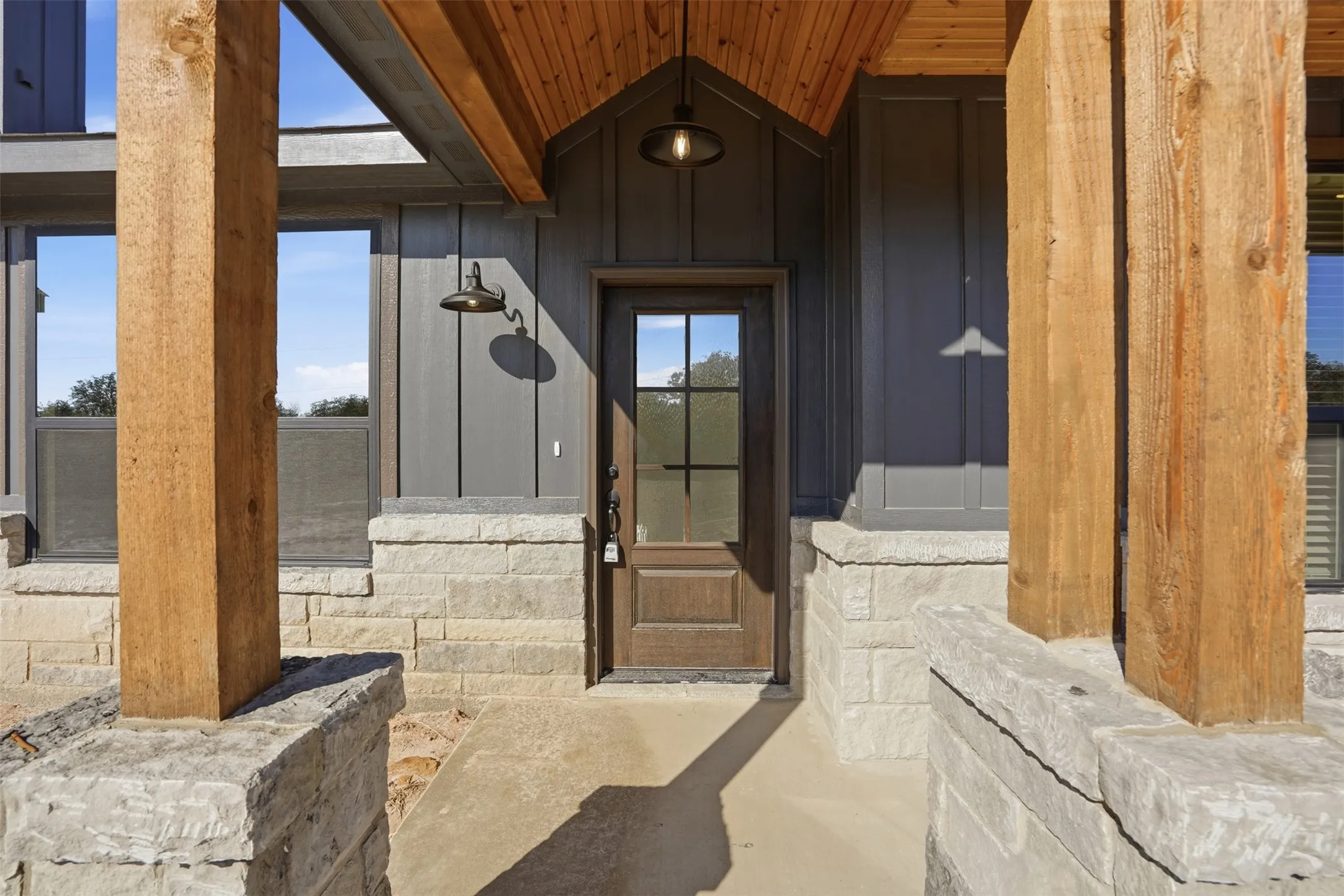 View of exterior entry