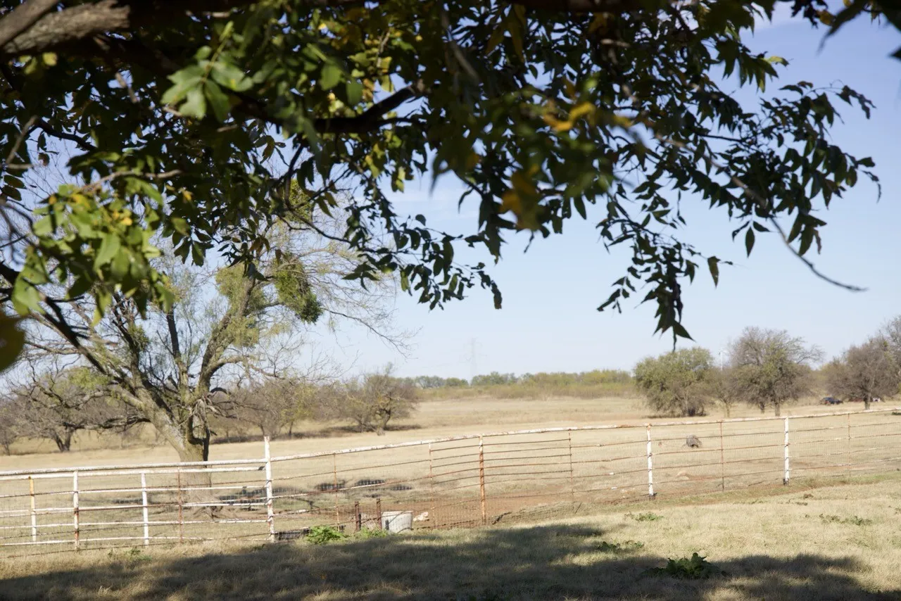 View of yard with a view of countryside