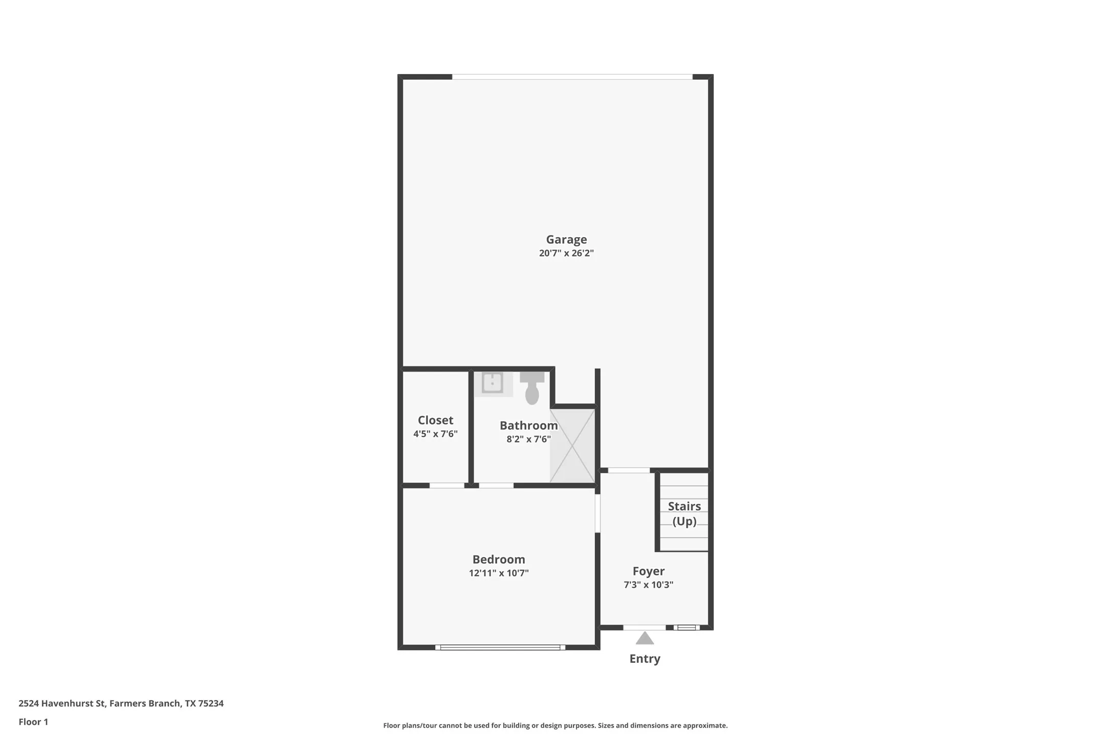 View of room layout