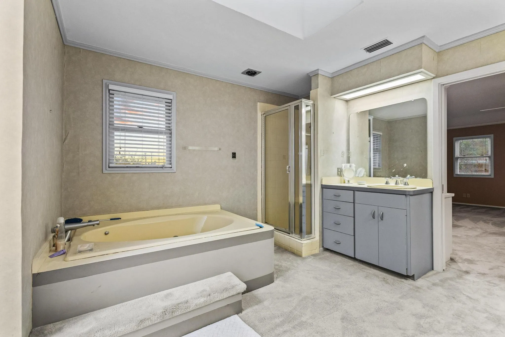 primary bathroom main unit