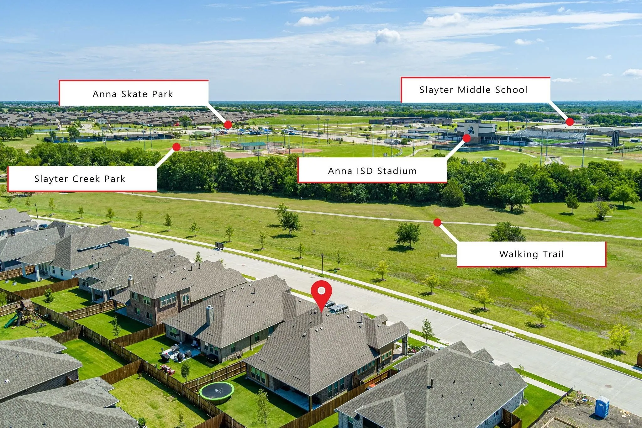 Single Family Residence For Sale in Collin County , 1117 Birdsong Trail, Anna, Texas 75409, 4 Bedrooms, 3 Bathrooms, 2 Garage spaces, 2,343 Sqft, built in 2023, Price $487,000, mls#21123446, Real Estate Agent in Anna, Homes For Sale in Collin county, Homes For Sale in Anna, Realtor in Anna Texas, Real Estate Brokerage Independent Realty Texas, Luminita Cordes Realtor