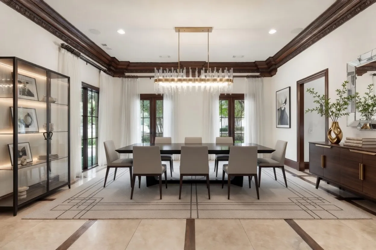 digitley staged to showcase alternative decorative ideas