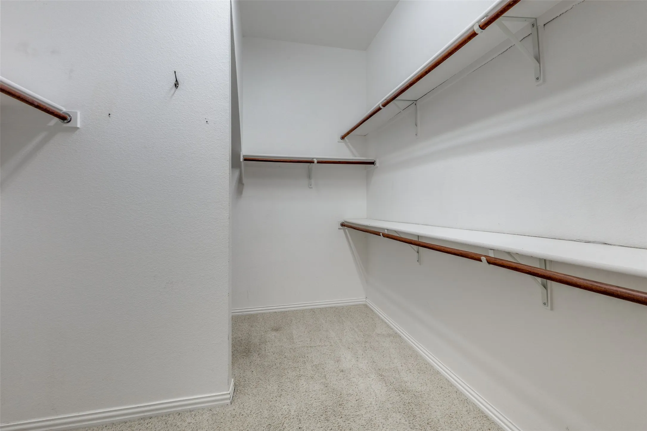 You'll love this large walk in closet in the primary bedroom!